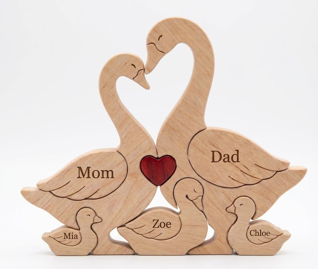 Goose Family Wooden Puzzle